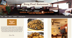 Desktop Screenshot of kungfoodrestaurant.com